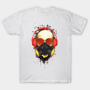 Abstract Urban Skull T-Shirt